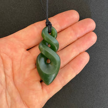 Load image into Gallery viewer, Kawakawa Double Pikorua Twist Pendant
