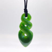 Load image into Gallery viewer, Kawakawa Double Pikorua Twist Pendant
