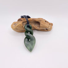 Load image into Gallery viewer, Double Kokopu Pikorua Twist Pendant
