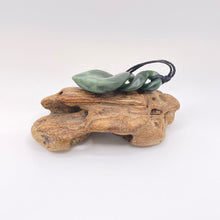 Load image into Gallery viewer, Double Kokopu Pikorua Twist Pendant
