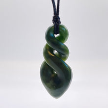 Load image into Gallery viewer, Double Kokopu Pikorua Twist Pendant
