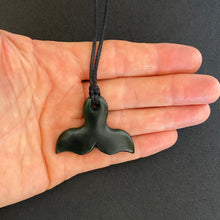 Load image into Gallery viewer, Dark Whale Tail Pendant
