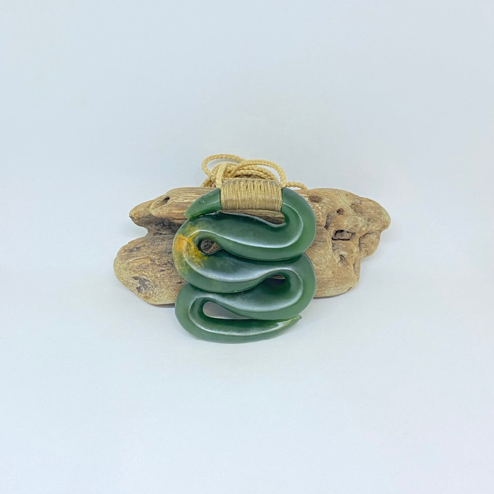 Tuna - Eel Pounamu Pendant