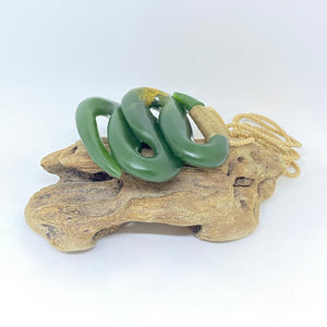 Tuna - Eel Pounamu Pendant