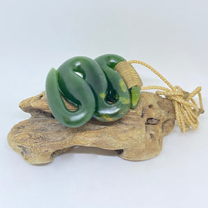 Tuna - Eel Pounamu Pendant