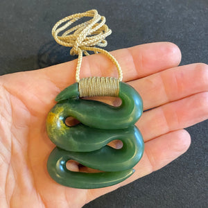 Tuna - Eel Pounamu Pendant