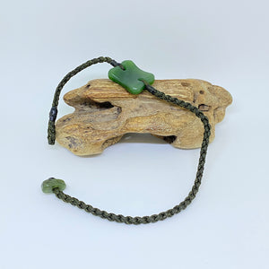 Dark Green Cord Kahurangi Bracelet