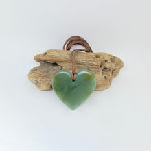 Load image into Gallery viewer, Blue Inanga Heart Pendant
