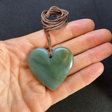 Load image into Gallery viewer, Blue Inanga Heart Pendant
