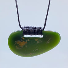Load image into Gallery viewer, Small Dark Flower Jade Breastplate
