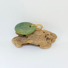 Load image into Gallery viewer, Large Marsden Flower Jade Porohita Disc Pendant
